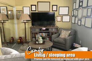 Comfy Living / Sleeping Area