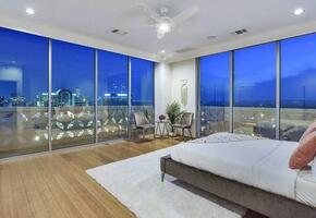 Master Bedroom with Capital of Austin, T View
