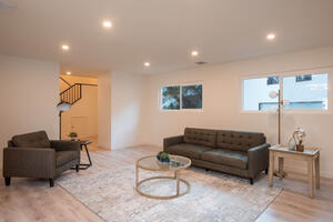 Living Room intros Los Angeles Furnished House