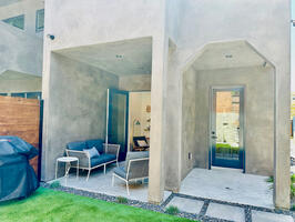 Backyard, Grill and covered patio