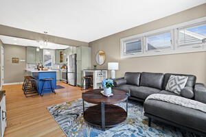 Open Concept Kitchen and Living