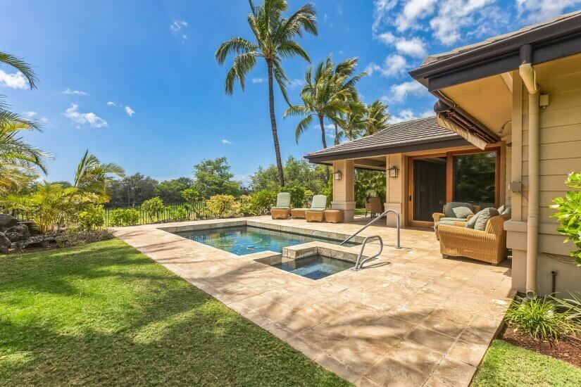 Mauna Lani Hawaii furnished house with resort style pool