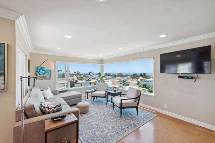 San Clemente Furnished Rental with ocean views