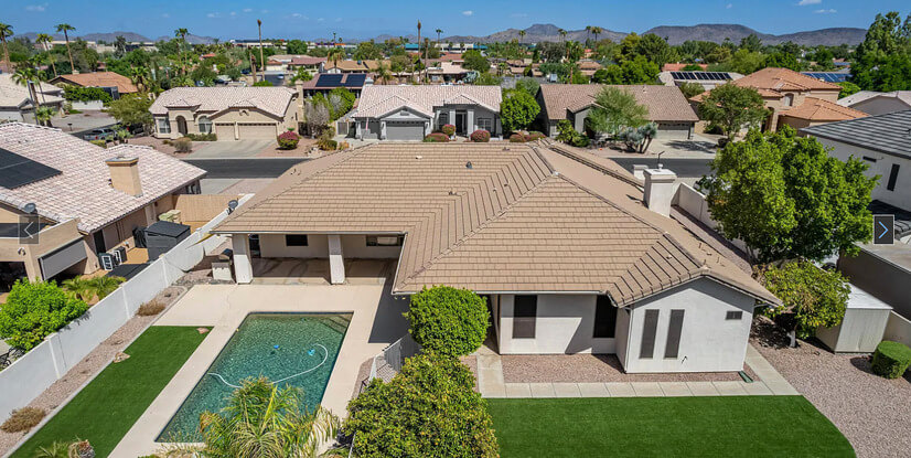 Furnished rental home with pool in Glendale