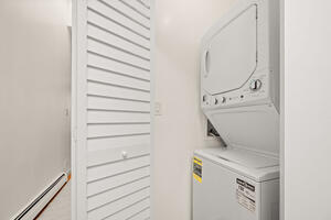 Private in-unit washer and dryer