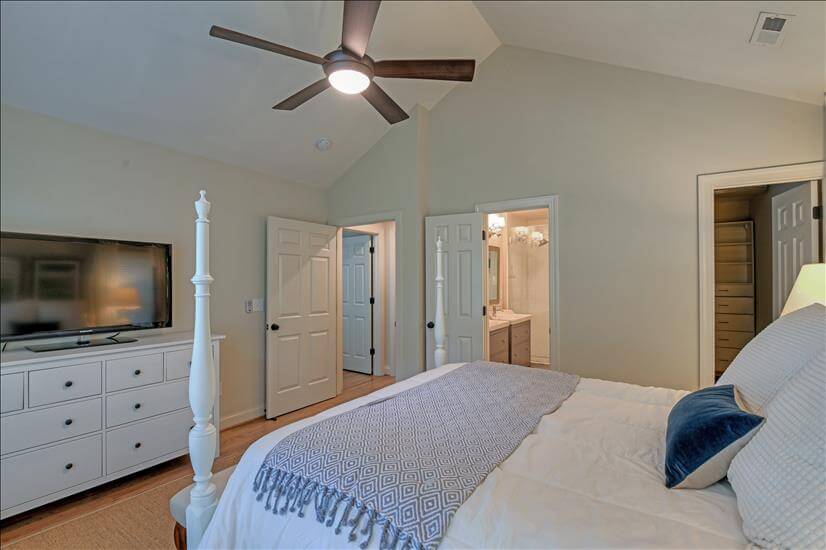 Master Bedroom with TV