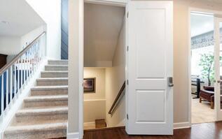 Entrance to unit is located off main entry