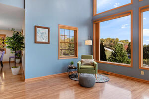 Reading nook off main living room