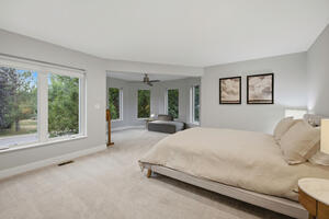 Master Bedroom of fully furnished rental in Boulder