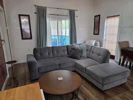 High celings and open floor plan
