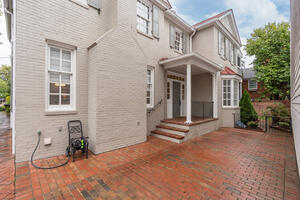 Parking on brick driveway