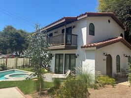 front of the house