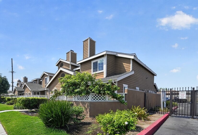 Furnished 2-bd rental in a gated community.