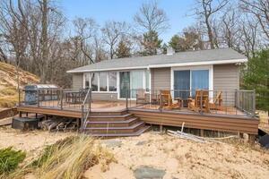 Beach side of House