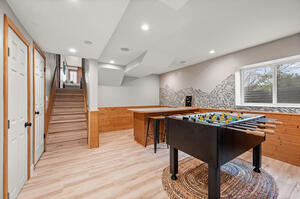 Downstairs game room