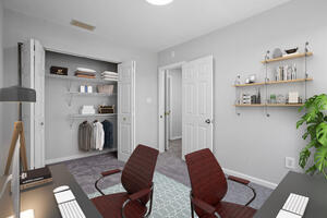 Dedicated furnished office workspace