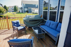 Backyard seating
