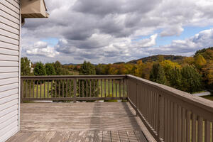 views from balcony
