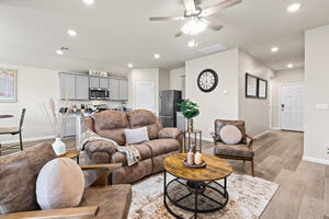 Comfortable living room seating