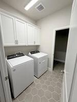 first floor laundry washer and dryer