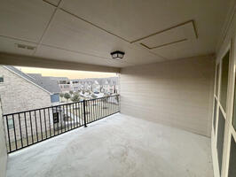 third floor balcony. west facing, sunset view