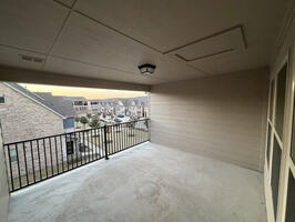 third floor balcony. west facing, sunset view.