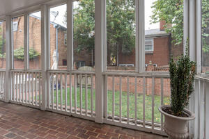 Rear porch