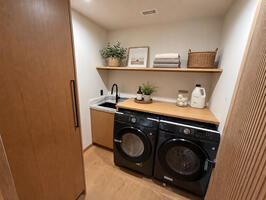 In-unit full-size washer and dryer
