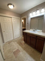 First Floor Primary Closet and Vanity Area