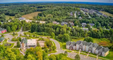 Arial pic of the housing complex