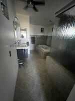 Bathroom with walk-in shower