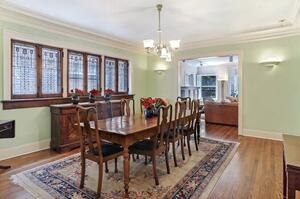 Dining Room with Windows