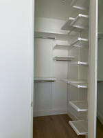 Functional walk-in closet