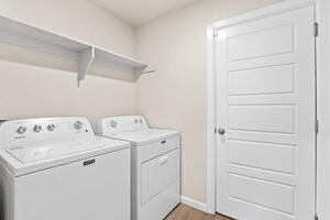 Full size washer and dryer