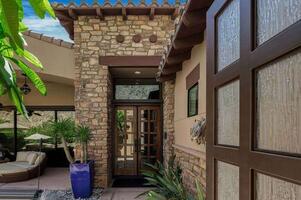 Entry into Courtyard