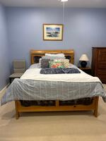 Sleep in comfort in our queen-sized bed