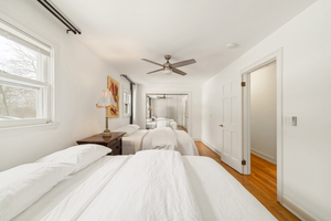 Bedroom with Two Beds Toward Closet