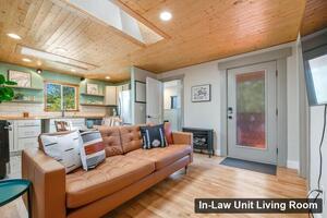 In-Law Unit Living Room & Kitchen