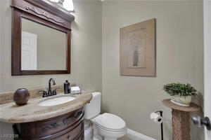 Downstairs Powder Room.