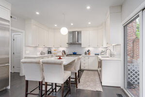 Kitchen with access to patio