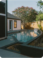 Fit for a Queen  Pool Retreat 