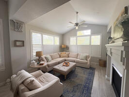 View of living area.