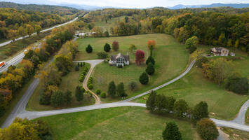 Aerial view of home