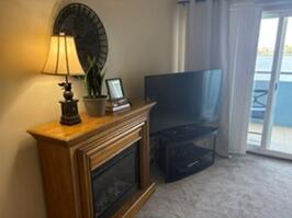 Living area tv/fireplace