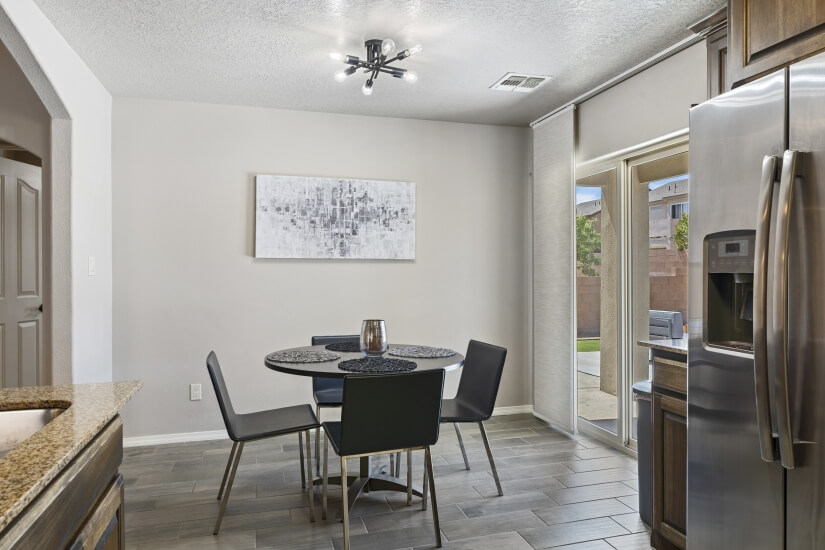 Dinning area view from kitchen 2