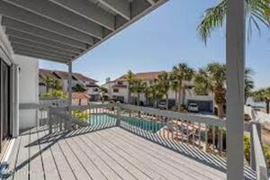 2nd level over looking community pool