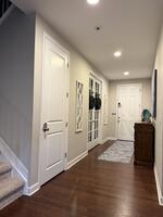 Shared entry way .  Door to unit