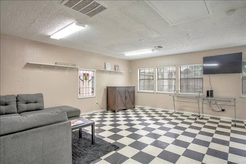 Open living room concept