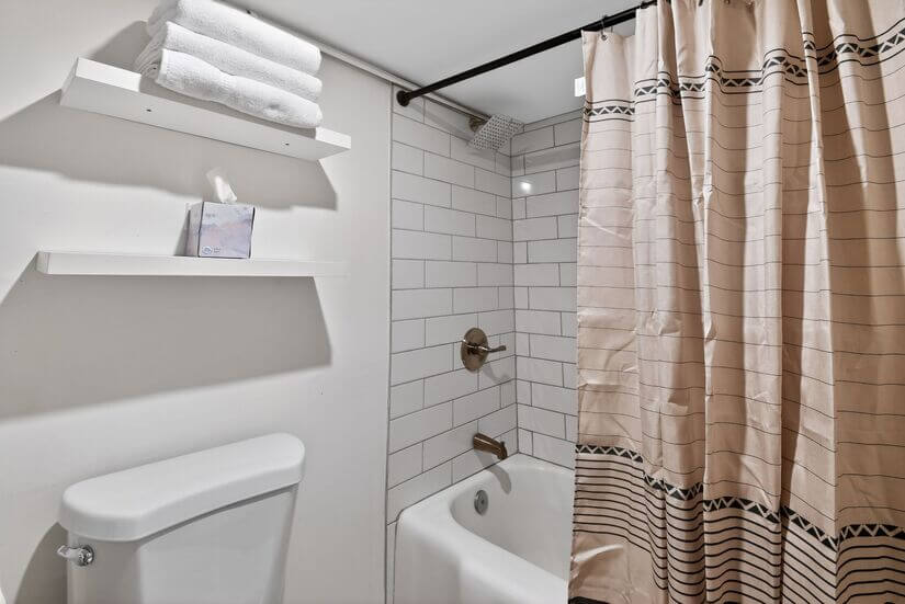 Bathroom shower and tub