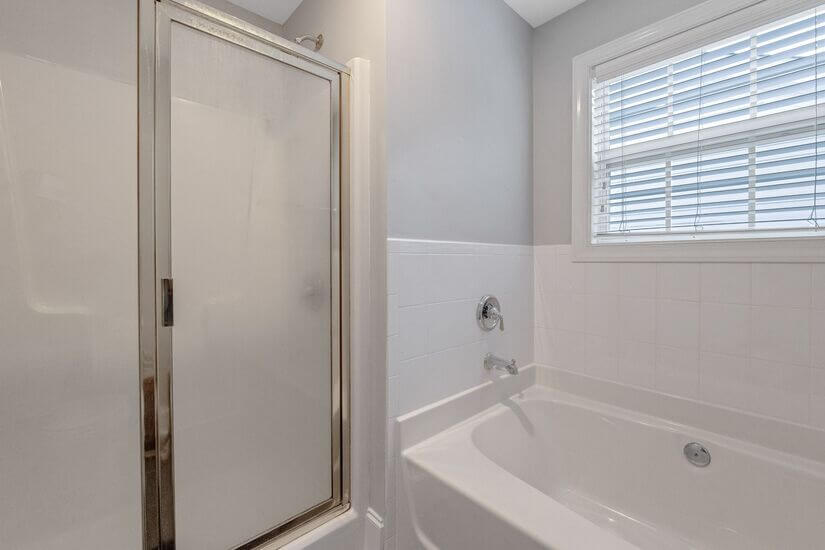 master shower tub toilet